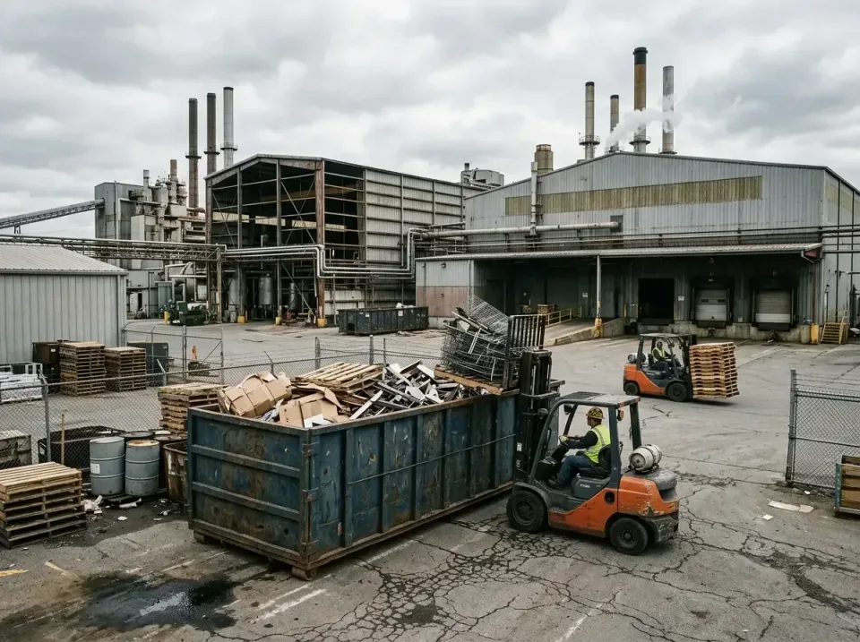 industrial-factory-scrap-conta-003 — frequently asked questions, Cheap Roll-off Dumpster Rentals in Fox Point, WI